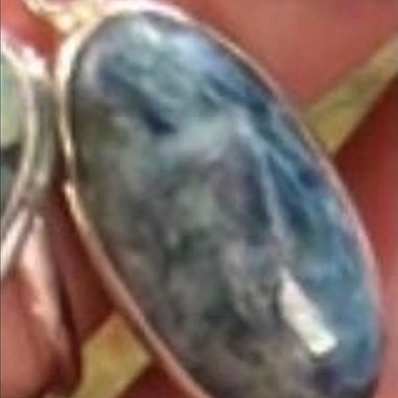 New Sterling Silver Mermaid Kyanite Short Necklace Pendant Topaz Accent Crystal - Picture 6 of 13